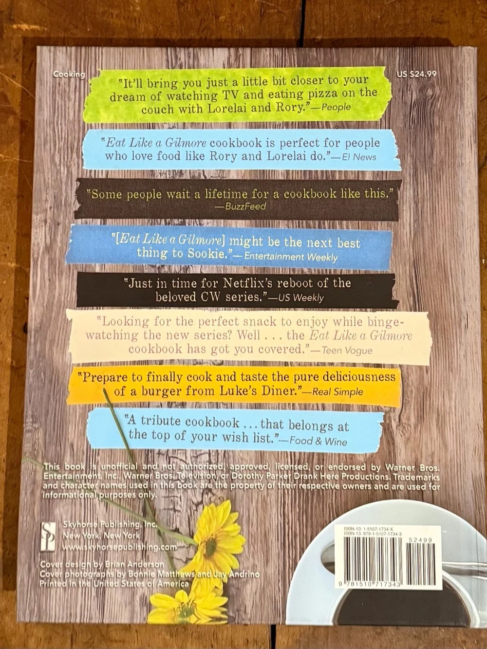 Eat Like a Gilmore Cookbook by Kristi Carlson